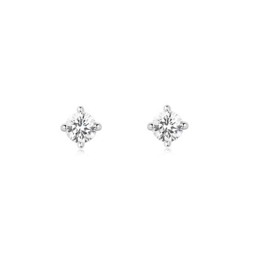  Heart Hunter - Boucles d'oreilles à puces - Argent / Rhodié - Zircone